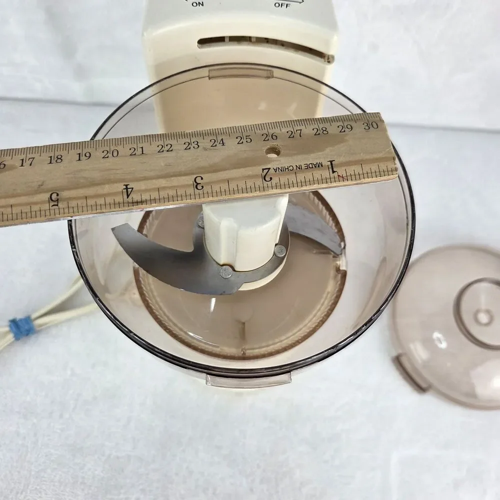 Vintage Sunbeam Oskar 14081 Food Processor Chopper Made in France Tested Works